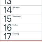 Kalender für April 2027; jeder Sonntag rot markiert. Wochentage und Daten aufgelistet; beginnt mit Samstag, dem 1. April.