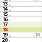 Vertikaler Kalender mit Daten im April 2027; Sonntage sind in Rot markiert.