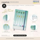 „Campus Terminkalender“, „Für deine perfekte Planung!“, „Oktober 2026 bis März 2028“. Kalender: Palmen, „2027“.