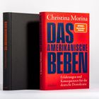 Buchcover mit rotem Design: "Christina Morina, DAS AMERIKANISCHE BEBEN, Erfahrungen und Konsequenzen für die deutsche Demokratie".