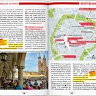 Texte: Nördliche Altstadt, Sightseeing, Insider-Tipp, Stare Miasto. Karte mit Sehenswürdigkeiten und Farbfoto eines Marktplatzes.