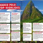 Deine Extra Faltkarte, MARCO POLO TOP-HIGHLIGHTS, APP DOWNLOADEN: Karte der Antillen, Inseln, und regionalen Sehenswürdigkeiten.