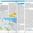 MAÓ: "Menorcas Hauptstadt ist mit 29.000 Einwohnern zwar relativ klein..." [Fortsetzung von Beschreibung]. Karte von Maó.