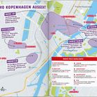 Eine Liste mit Erlebnissen in Kopenhagen. Aktivitäten wie Hafenkanal-Radeln, Hygge mit Heimnehmen und Streetfood.