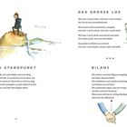 "Ein Standpunkt" spricht über das Erklimmen eines Bergs. "Das große Los" und "Bilanz" sind Gedichte mit Illustrationen.