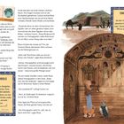 Texte im Bild: 
1. "Cosmo war so sicher..."
2. "SUPER-SYMBOLE..."
3. "EMOJIS HEUTE..."
Illustration zeigt eine Person mit Katze, Taube und Hieroglyphen.