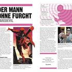 Der Mann ohne Furcht: Daredevil. Geruch: Riecht Düfte. Geschmack: Schmeckt Nuancen. Schall: Hört Feinheiten. Blindes Vertrauen: Training.