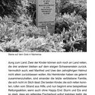 Text: "Helmut Petersen, Uwe Wassiolowsky, Manfred Prewitz, verunglückt auf dem Schwanenstein 15.9.1956." Grabstein in Nipmerow.