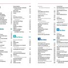 "Inhalt" steht oben groß. Links Abschnitt "Der Norden" ab Seite 32. Mittig "Der Westen" ab Seite 154. Rechts "Der Süden" ab Seite 230 und "Der Osten" ab Seite 314.