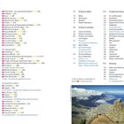 Ein Inhaltsverzeichnis mit Themen wie "El Hierro Aktiv", "Praktische Reisetipps", "Anhang" und einem Foto von einer Küstenlandschaft.