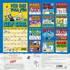 "Ich bin voll für Self Care." "Käsefinger." "Ich pack das nicht." "Einfach unwiderstehlich." "Gregs Kalender 2027." Comic-Illustrationen.