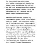 "Alles nur gelogen?" steht unten auf einer grauen Seite mit der Zahl "6". Text beschreibt Lennys Morgenroutine und Amiras Popularität.