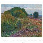 "4" und "1-30" stehen unten. Illustration von Sträuchern und Bäumen auf einer blühenden Wiese unter bewölktem Himmel.