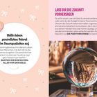 "50. Stelle deinen persönlichen Rekord im Dauerquatschen auf... Quatsch dir einfach mal alles von der Seele."

"Lass dir die Zukunft vorhersagen... Natürlich nur die positiven Dinge..."

Hintergrund: Rosa mit Schleifenmotiv, rechts Bild einer Kristallkugel.