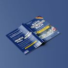 "Das Buch für jedes Handschuhfach", "AUTO KENNZEICHEN BUCH". Abbildungen von Autokennzeichen auf blauem Hintergrund.