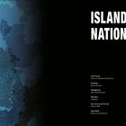 Texte: "ISLAND NATIONS", "Cabo Verde", "Comoros", "Madagascar", "Mauritius", "São Tomé and Príncipe", "Seychelles".  
Links Muster, rechts Text.