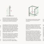 Seiten 42-43 zeigen Diagramme und Abbildungen: Wichtigkeit von akustischen Einflüssen und Schalldämmung bei Türen.