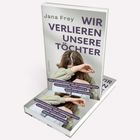 Titel: "Wir verlieren unsere Töchter". Eine junge Frau hält ihren Arm vor das Gesicht.