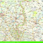 Grünes Band, von Walkenried bis Bad Bodenteich. Eine detaillierte Karte von Niedersachsen und Sachsen-Anhalt mit Städten und Straßen.