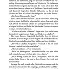 Text über ein Neugeborenes, das als Junge beschrieben wird. Eltern besorgt, Hebamme beruhigt. Emotionale Beschreibung. Seite 13.