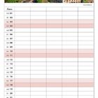 Kalenderseite April, Tabelle mit Wochentagen und Daten, Foto Stadtansicht mit Gebäude "Neues Rathaus".