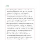 KINO - Text beschreibt den Boom westdeutscher Kinos in den 1950ern, amerikanische Filme und den Einfluss von „Schwarzwaldmädel“.