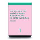 Zitat: „Auf ein neues Jahr und eine weitere Chance für uns, es richtig zu machen.“ - Oprah Winfrey. Datum: 1. Januar, Freitag.