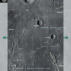 Karte von Mondkratern mit Namen wie Copernicus, Reinhold, Lansberg und Gebieten wie Mare Insularum, Mare Cognitum.