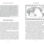 „Die kürzeste Geschichte der Migration“, Seite 34-35, Diagramm: „Reiserouten der frühen Menschen“, Migration und Evolution.