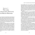 Kapitel 1: Von der Galaktischen Zeitung zum Roten Banner. Seite 16 beschreibt Kindheitsfotos, Seite 17 Collagen und Erinnerungen.