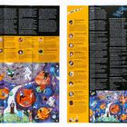 "Greif nach den Sternen!", verschiedene Texte über Wissenschaftler und Astronauten, bunte Weltraum-Illustration mit Figuren.