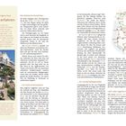 Seite 18, "Selbst erfahren", Albanien. Themen: Rundreise, Kultur, Landschaft, eigenes Fahrzeug. Illustrationen: Route und Gebäude.