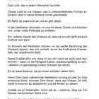 Texte über persönliche Erneuerung, Meditation und Wasser. Fokus auf Balance und Akzeptanz von Emotionen. Seite 8.