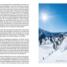 Text: Utah hat im Winter den „Greatest Snow on Earth®“.

Beschreibung: Ein Skifahrer in gelber Jacke fährt einen schneebedeckten Hang hinab, bei strahlendem Sonnenschein und blauem Himmel.