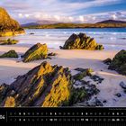 „Küste bei Balnakeil in den nordwestlichen Highlands“, Schottland 04, Kalender mit Strand und Felsen.