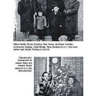 1. Foto: Familienbild mit Eltern, Großeltern und Kindern.
2. Foto: Silvesterfeier mit einem Baum und Kindern.
