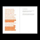 Links: Text über das Leben mit Gott, Hervorhebung „wie genial Gottes Plan für unser Leben ist“. Rechts: Reflexionsfragen.