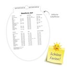 „Schulferien 2027“, Liste der Ferientermine nach Bundesländern, gelber Post-it mit „Schöne Ferien!“ und lachender Sonne.