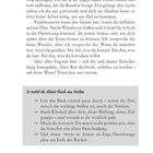 Texte beschreiben Schritte zur Nutzung eines Buches. Es geht um Engagement und Klarheit. Seite 28 unten.