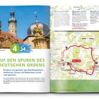Tour 4, Länge 34 km. Auf den Spuren des Deutschen Ordens. Rundtour bei Igersheim. Texte, Karte und Bild von Schloss.