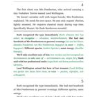 Seite 14. Englischer Text mit deutschen Übersetzungen kursiv grün. Dialog über klassische Musik für einen Hund.