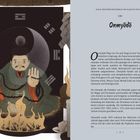 Onmyōdō: Tradition chinesischen Ursprungs, verbindet Naturwissenschaften, Okkultismus. Illustration eines Mannes mit Feuer.
