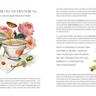 1.2 GERUCH UND ERINNERUNG: Der emotionale Pfad der Düfte. Illustration: Tasse, Rosen, Brief, Schlüssel, Käfer.