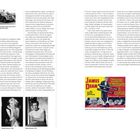 1950er. Nach dem alles verändernden Zweiten Weltkrieg waren die 1950er-Jahre eine Dekade des Aufbruchs. Logos: Vogue-Cover. Fotos von Marilyn Monroe und Marlon Brando. Plakat: "Rebel Without a Cause". Szenen mit Autos, Vespa und Rock-'n'-Roll-Tanz.