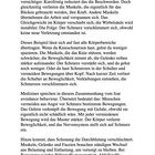 Ein Text darüber, wie Schonung zu Muskelverspannungen und mehr Schmerz führt. Vermeidung verstärkt das Problem.