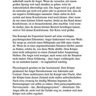 Text beschreibt die Komfortzone als Kreis, Angst als überwältigende Welle und erklärt die physiologische Reaktion darauf.