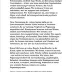 Der Text diskutiert soziale Normen und Anpassung. Themen sind Arbeitsstrukturen, Bildung, soziale Prägung und Regelverhalten.