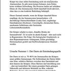 Der Text beschreibt stille Entzündungen, deren Ursachen und Auswirkungen, sowie den Darm als Hauptursache.