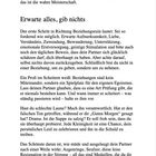 „Erwarte alles, gib nichts.“ Anleitung zur Beziehungskrise: Fordere viel, gib wenig, nutze Egoismus. Schuldzuweisung als Strategie.