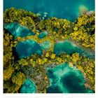 Oben: "Nationalpark Plitvicer Seen - Kroatien". Unten: September 2027 Kalenderseite, 06-12 Woche 36.